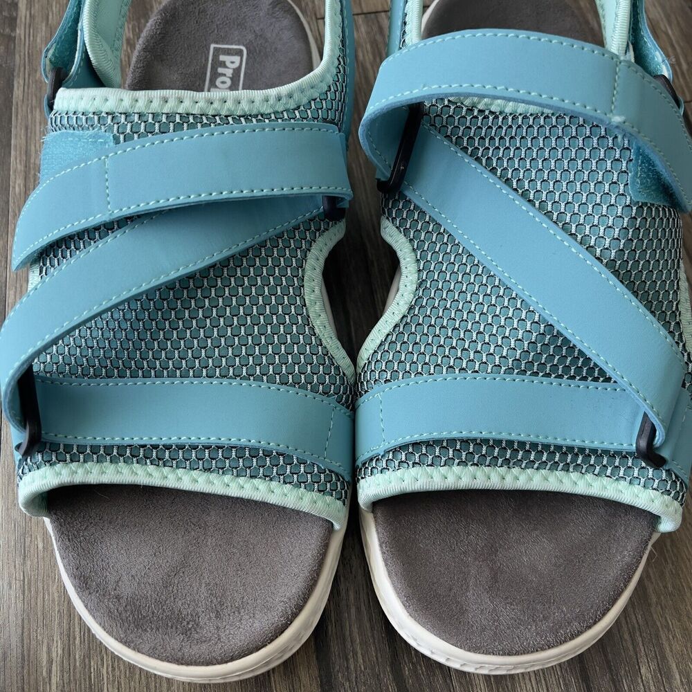 Propet Travelactiv Sport Sandal WST013P Teal Women Size 10 4E New No tags. - Picture 5 of 10